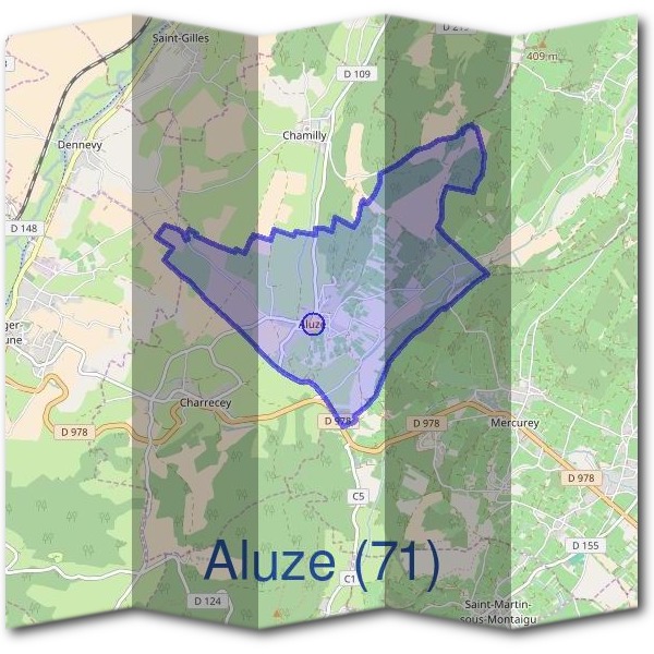 Mairie d'Aluze (71)