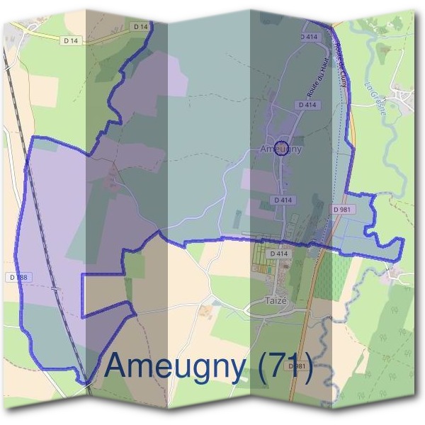 Mairie d'Ameugny (71)