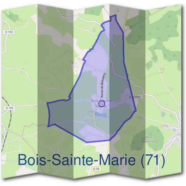 Mairie de Bois-Sainte-Marie (71)