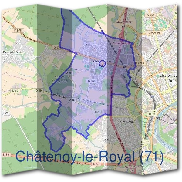 Mairie de Châtenoy-le-Royal (71)