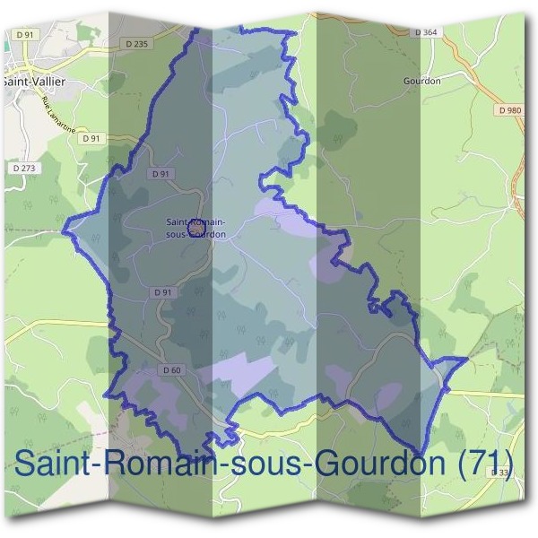 Mairie de Saint-Romain-sous-Gourdon (71)