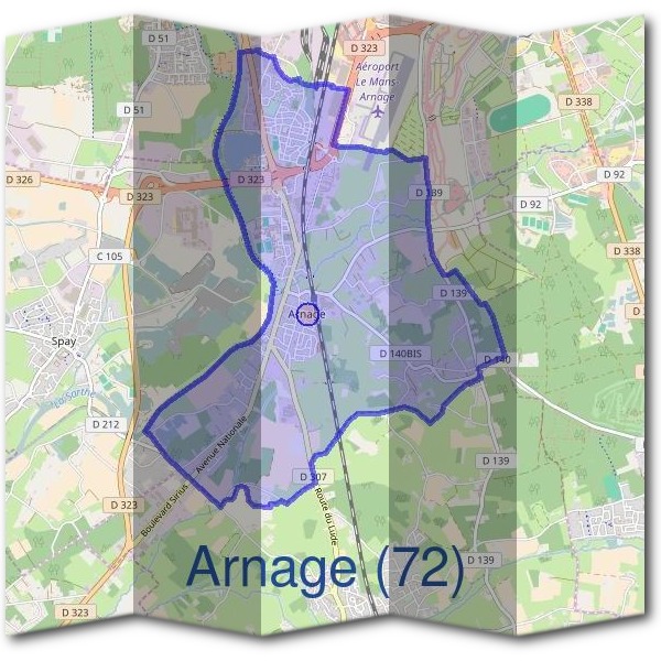 Mairie d'Arnage (72)