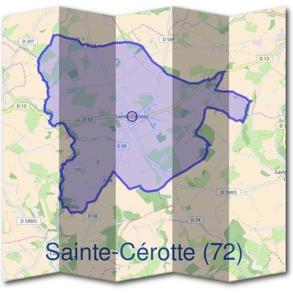 Mairie de Sainte-Cérotte (72)