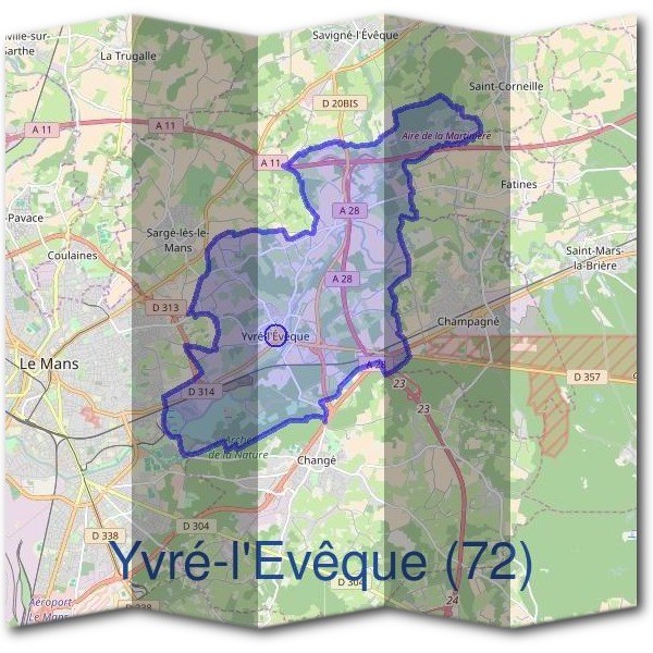 Mairie d'Yvré-l'Évêque (72)