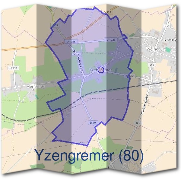 Mairie d'Yzengremer (80)