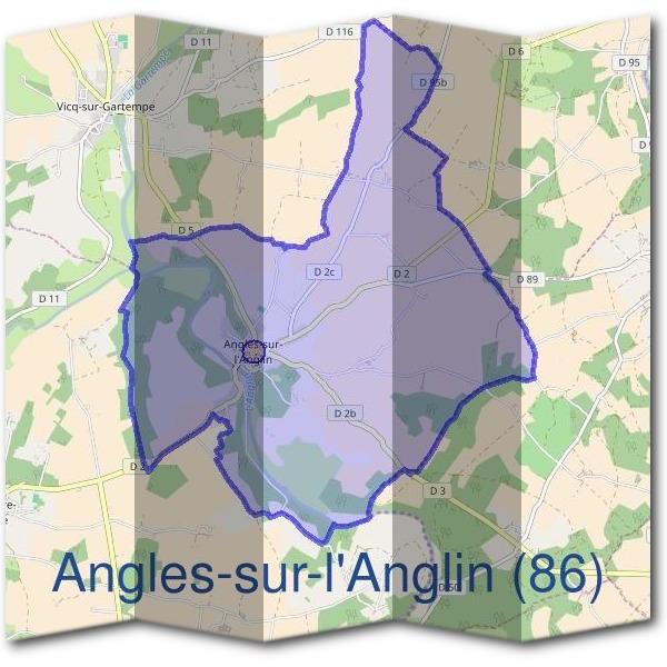 Mairie d'Angles-sur-l'Anglin (86)