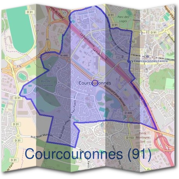 Mairie de Courcouronnes (91)