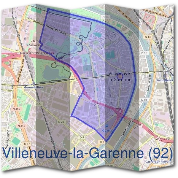 Mairie de Villeneuve-la-Garenne (92)