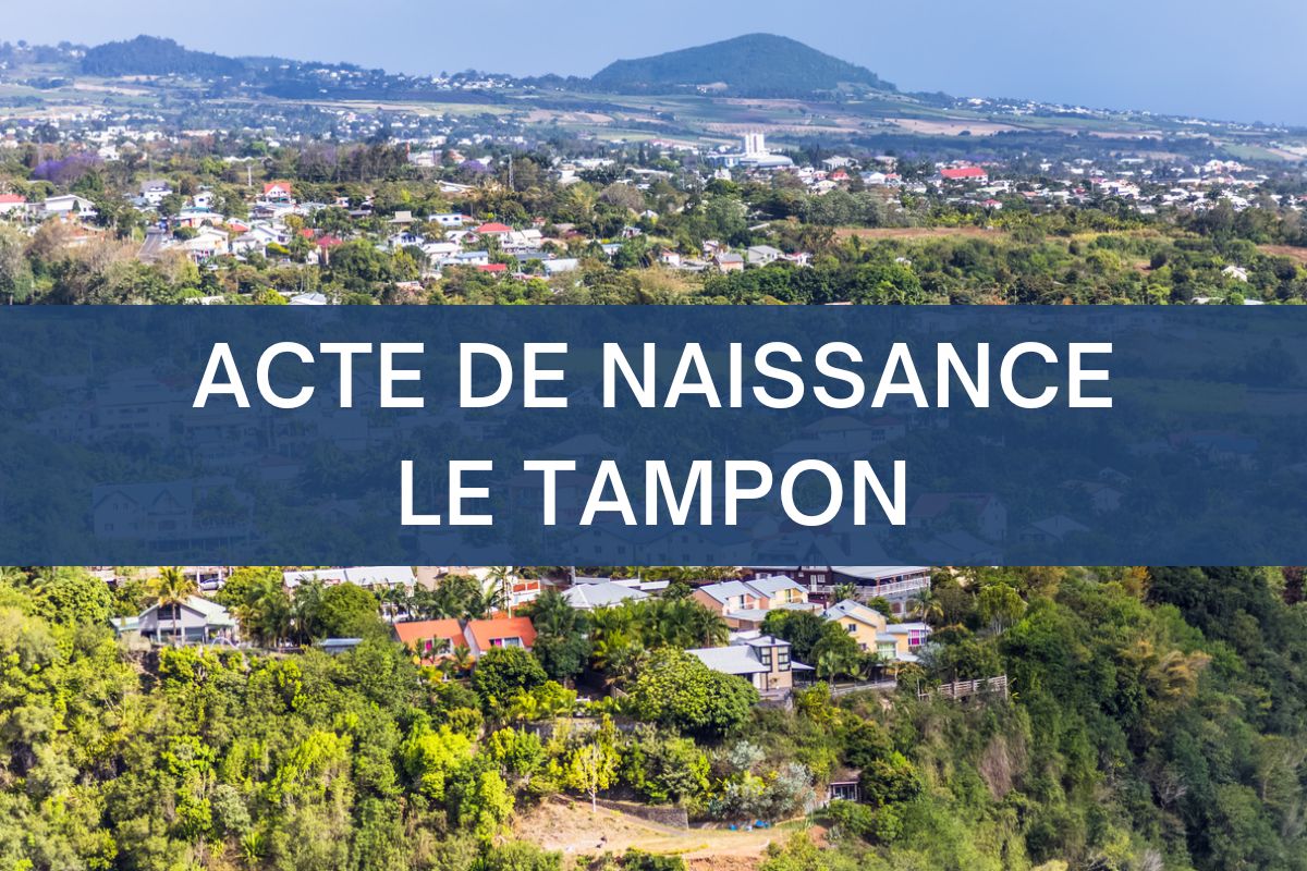 ACTE DE NAISSANCE LE TAMPON