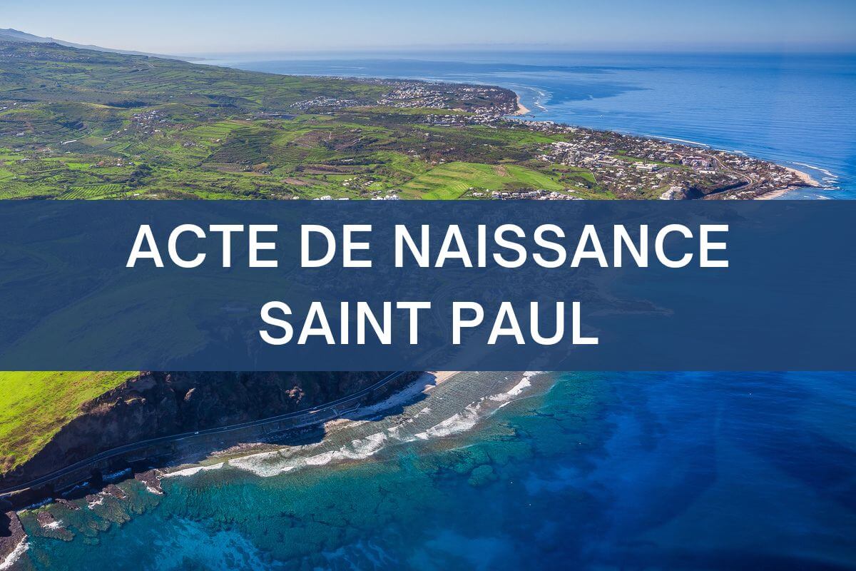 Acte de naissance saint paul