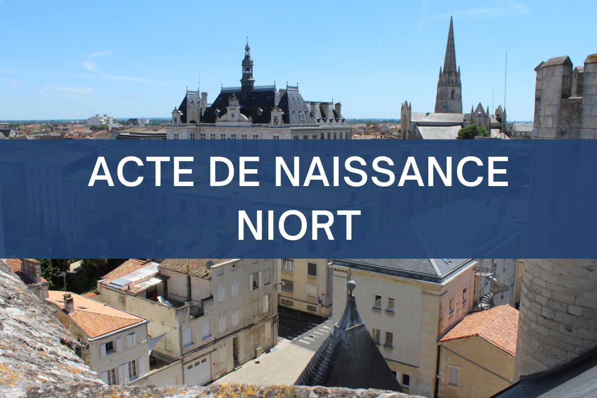 copie intégrale acte de naissance niort