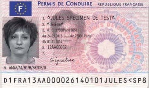 Nouveau permis de conduire