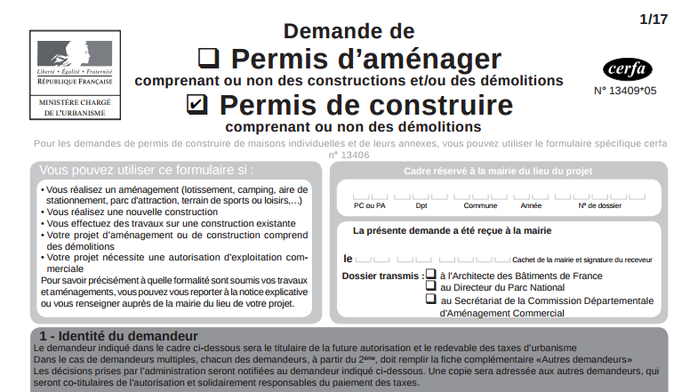 Permis de construire valant division